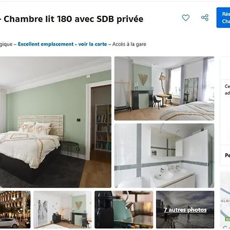 Les De Sam Et Gaspar - 2 Lits 180 Avec Sdb Proche Centre Apartment